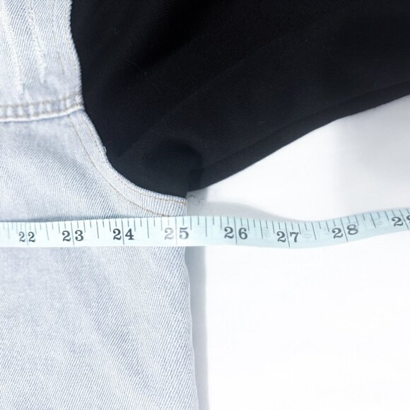 NWOT VICI Dance & Marvel Maxed Out Denim Contrast Removable Hooded Jacket Size M - Picture 6 of 9